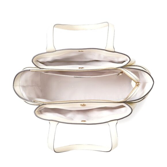 New Kate Spade Dumpling Medium Tote Pebble Leather Meringue - Picture 2 of 5